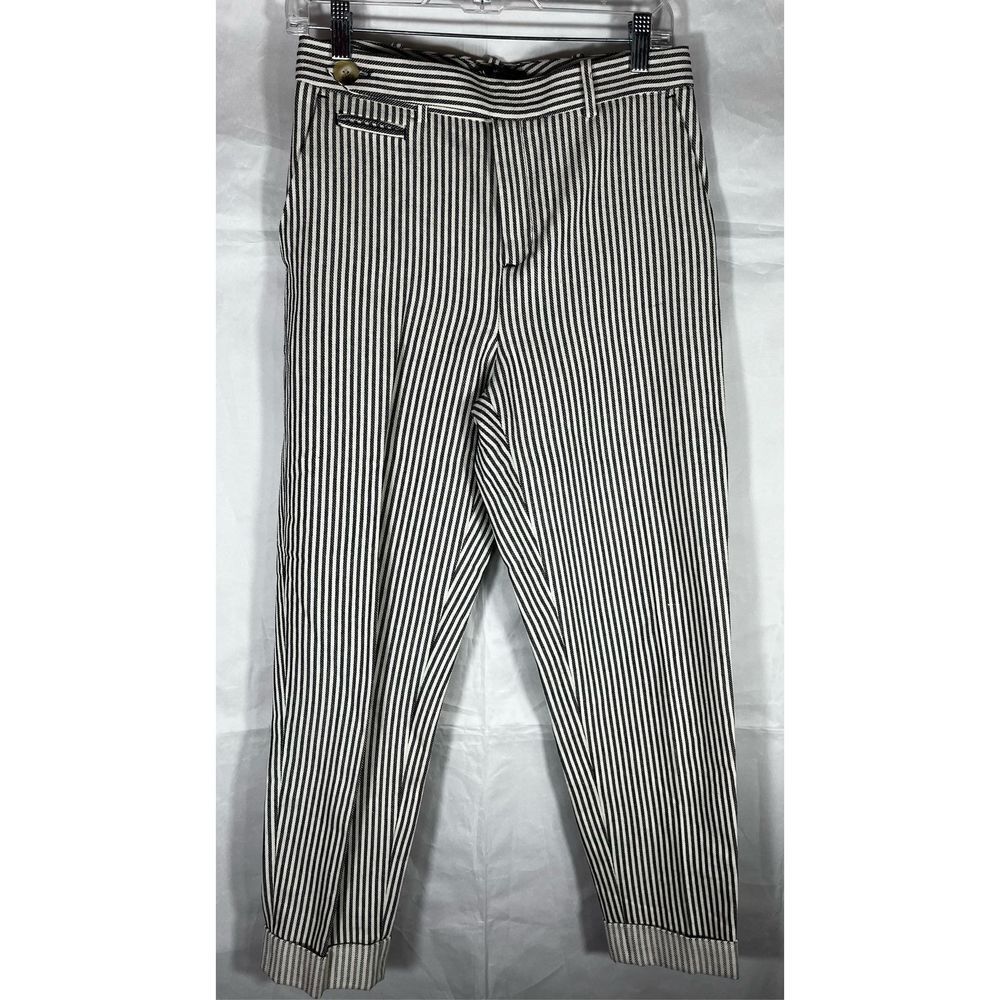 Zara striped trousers